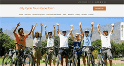Desktop Screenshot of citycycletours.co.za